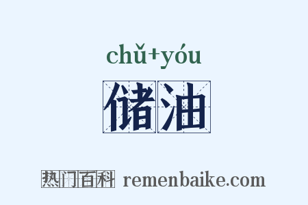 储油是什么意思的图片